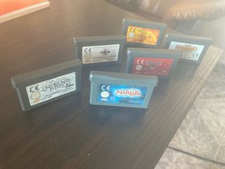 6 Juegos GBA - Narnia, Cars...