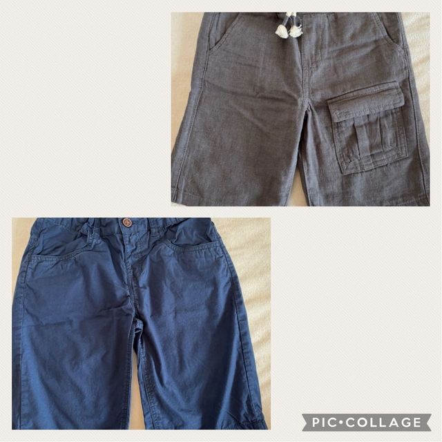 Lote 2 pantalones cortos niño (6-7 años)