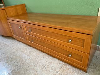 Aparador salón madera - 2 piezas