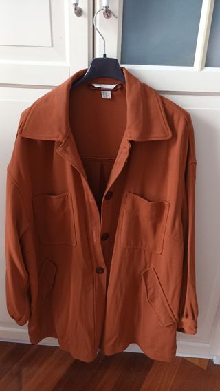 Chaquetón marrón caldera - Talla xl. Nuevo