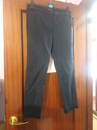 Pantalón traje Massimo Dutti azul marino talla 38