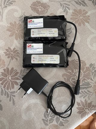 2 Baterías Litio Recargables 7.4V