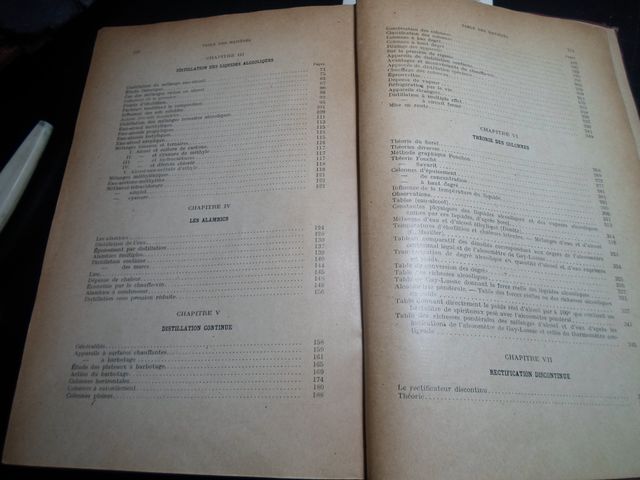 Libro antiguo: Destilación y Rectificación