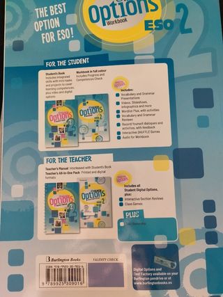 Options Workbook 2 ESO
9789925309016