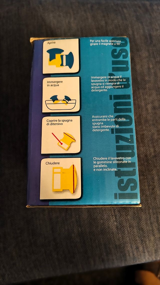 Lavavetri Magnetico doppio lato Rilux - Nuovo