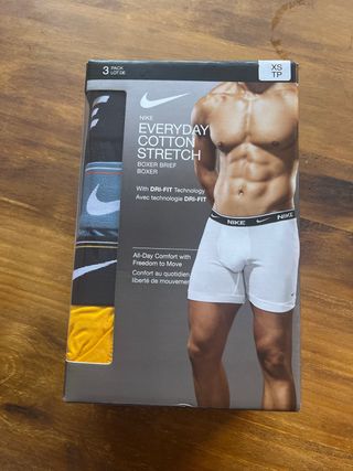3 Calzoncillos NIKE Everyday Cotton Stretch XS