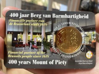 Moneda 2,5€ Bélgica - 400 años Monte de Piedad