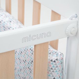 Cuna Micuna Nordika 120x60 blanco-madera