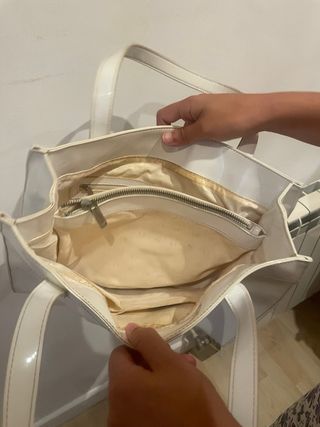 Bolso Armani blanco