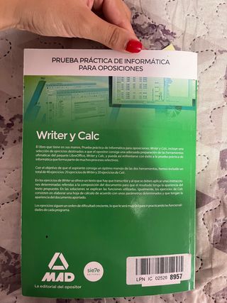 Prueba práctica de Informática: Writer y Calc (...
