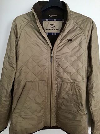 Chaqueta acolchada Montepicaza beige