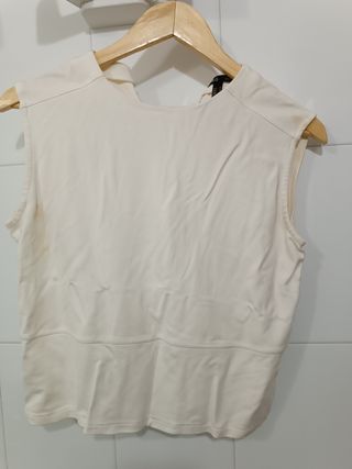 Blusa Mango blanca - Talla M