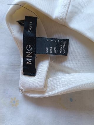 Blusa Mango blanca - Talla M