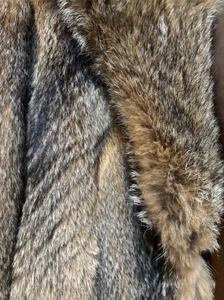 Cappotto pelliccia vintage marrone