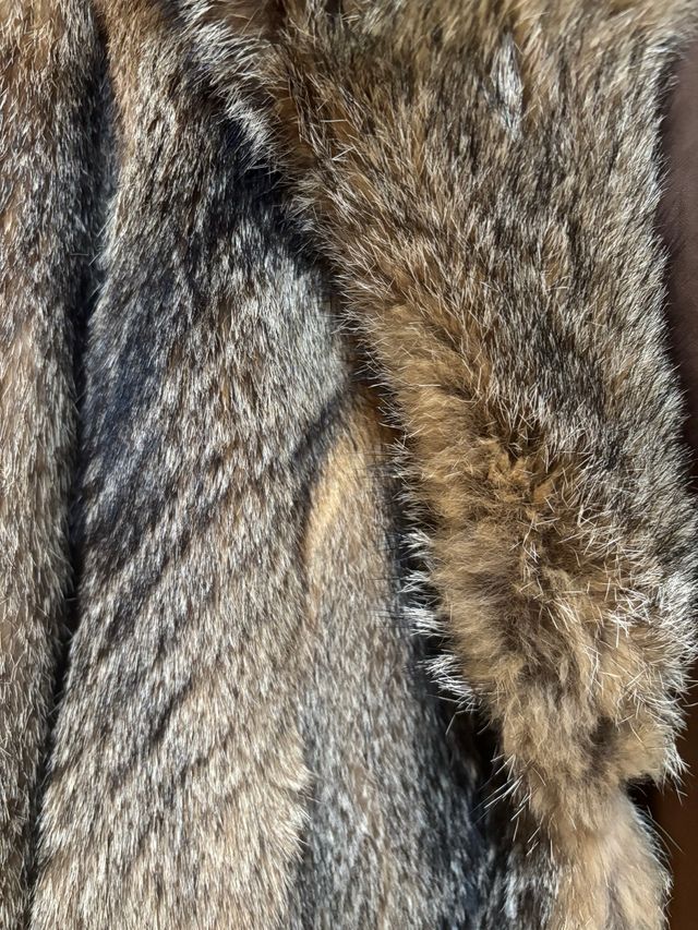 Cappotto pelliccia vintage marrone