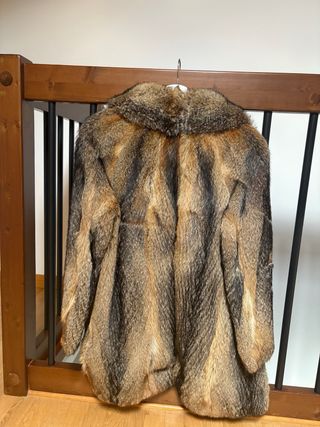Cappotto pelliccia vintage marrone