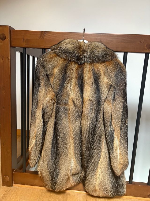 Cappotto pelliccia vintage marrone