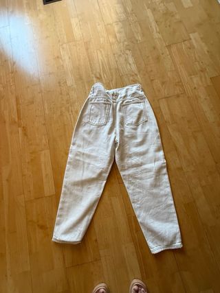 Pantalones vaqueros blancos