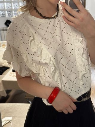 Blusa blanca - Talla S
