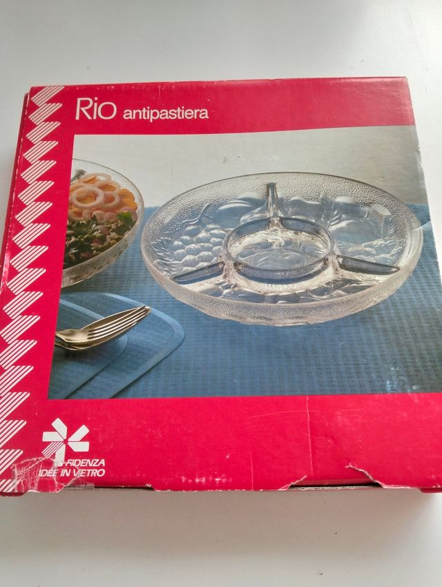 Fuente aperitivos Fidenza - cristal