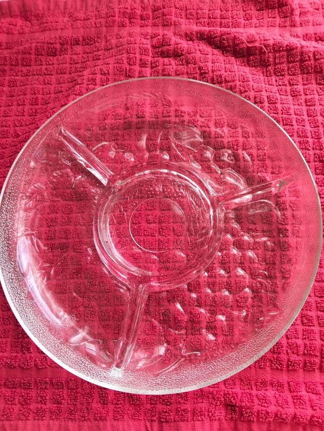 Fuente aperitivos Fidenza - cristal