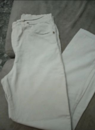 Jeans blancos rectos