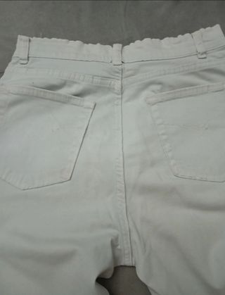 Jeans blancos rectos