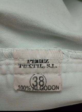 Jeans blancos rectos