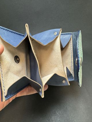 Cartera Piel de pata de avestruz 