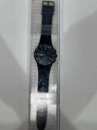 Reloj Swatch Swiss Made Azul/Negro