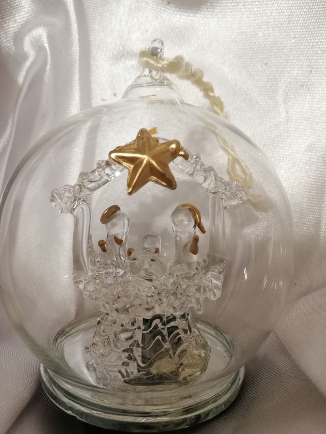 6 Palline Natale Vetro