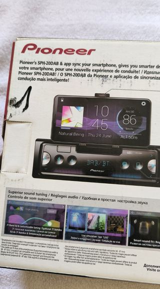 Pioneer SPH-20DAB - Radio para Coche