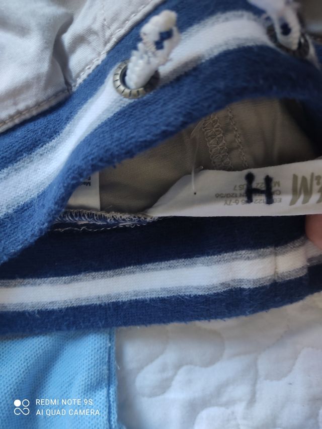 Ropa niño 6-7 años - 3 polos, 4shorts