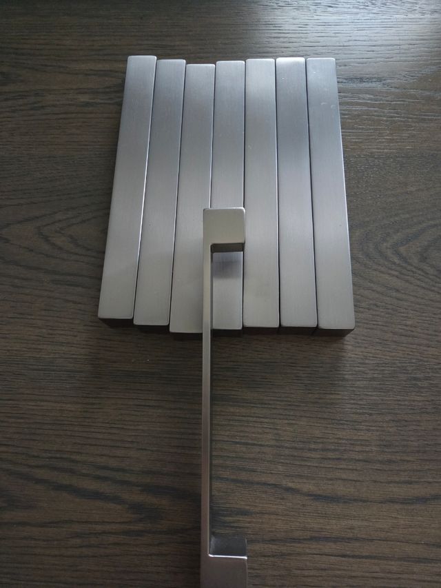 8 Tiradores Cromados Cocina