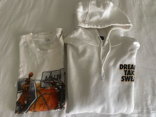 Conjunto Mister T: Sudadera y camiseta blanca