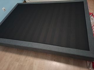 Somier canapé gris - madera