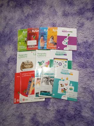Libros de texto lote