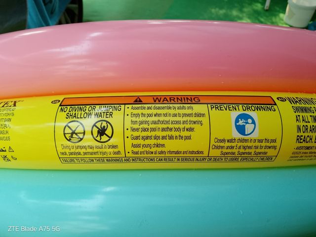 Piscina infantil multicolor