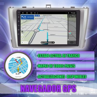 PANTALLA GPS TOYOTA AVENSIS 2009-2015 CARPLAY 4G