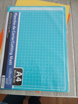 Plancha corte A4 TURQUESA 30x22cm