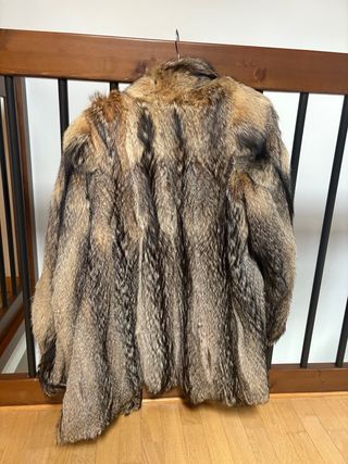 Cappotto pelliccia marrone