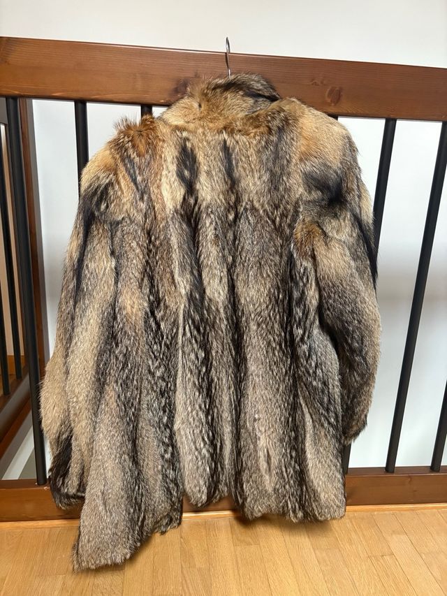 Cappotto pelliccia marrone