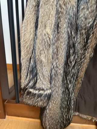 Cappotto pelliccia marrone
