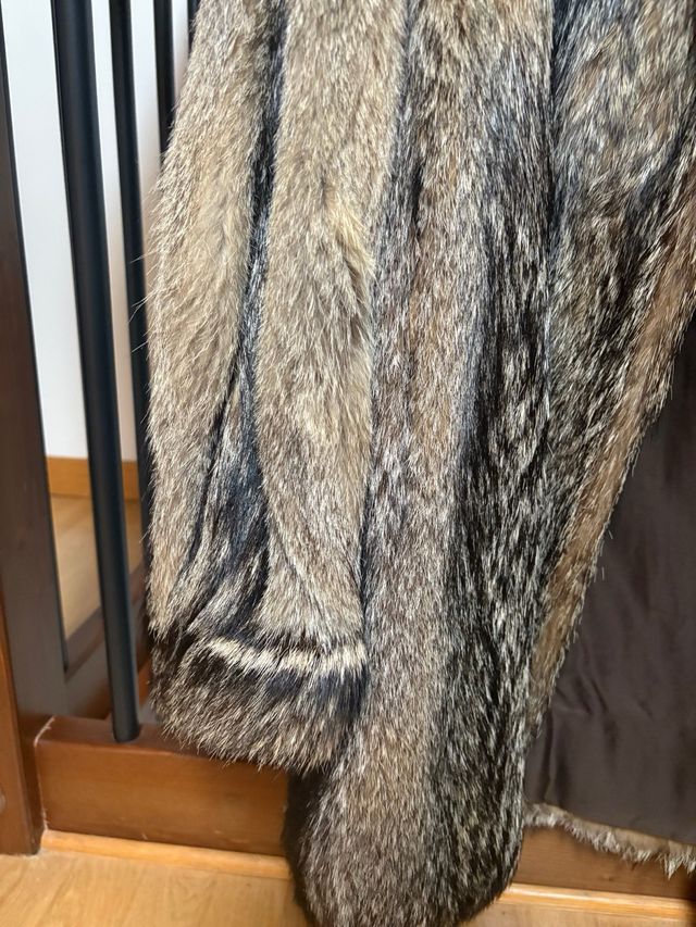 Cappotto pelliccia marrone