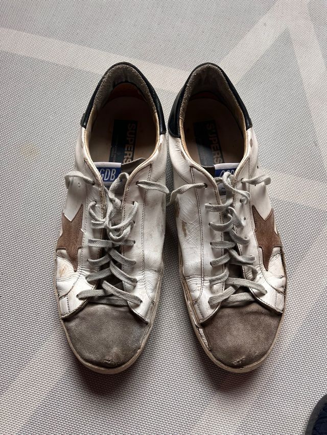 Golden Goose Superstar - sneakers bianche e marr