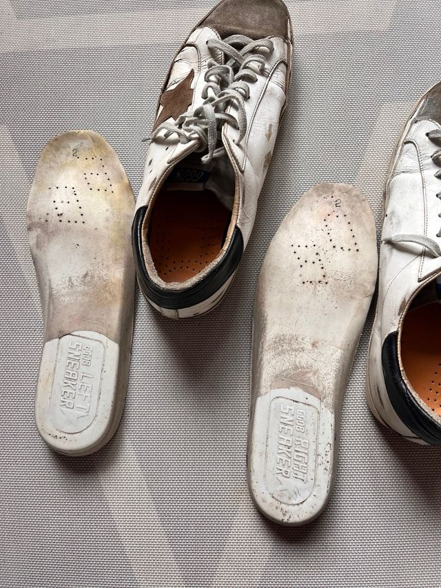 Golden Goose Superstar - sneakers bianche e marr