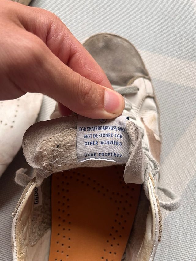 Golden Goose Superstar - sneakers bianche e marr