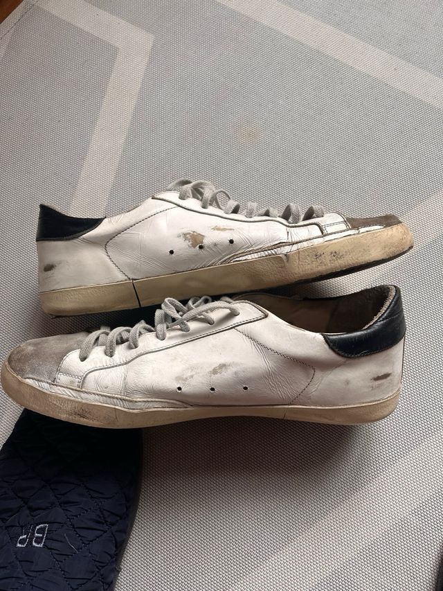 Golden Goose Superstar - sneakers bianche e marr