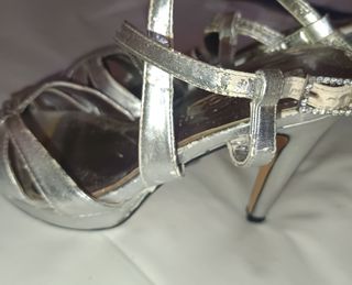 Zapatos Plata - Tacones