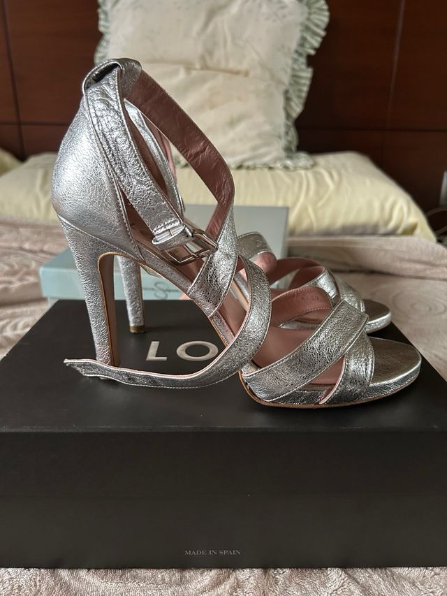 Sandalias Lodi Plata 39